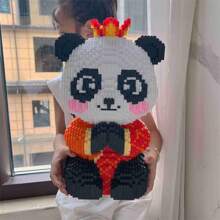 15.000 Stücke großes Bauklötze Spielzeug, Panda Puzzle Spielzeug Dekoration, Erwachsenen Hochschwierigkeits Panda Bauklötze Geschenk, 3D Puzzle Spielzeug Dekorations Geschenk