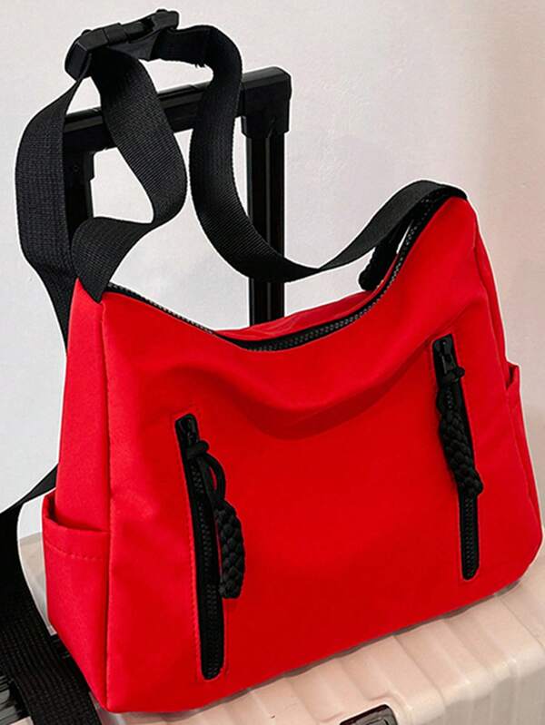 High-Quality Large-Capacity Crossbody Bag For Men. New Model. Pure Color. Versatile. Lightweight. Casual Bag.