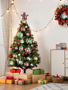 10pcs Clear Plastic Fillable Ornaments Clear Christmas Ornaments Balls Fillable For Crafts Christmas Ornaments Balls, Clear DIY Ornaments Christmas Tree Decorations, Hanging Christmas Decorations Indoor Home Decor Supplies