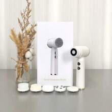 6-In-1 Facial Care System - Advanced Cleansing Technology With Spin Scrub Brush - Exfoliates, Massages For Radiant, Smooth Skin - Suitable For All Skin Types