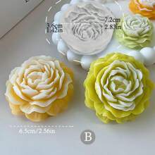 1/2 piezas Molde de silicona con forma de flor, molde con diseño de pétalos intrincados de amapola blanca para creaciones florales impresionantes, apto para jabón hecho a mano, velas aromáticas, cera de aromaterapia, yeso, gota de pegamento, joyería, piedra difusora de aroma para automóvil, resina y arcilla polimérica, fácil de soltar, suministros para hacer regalos para bodas, graduaciones, cumpleaños, fiestas y decoración del hogar