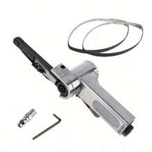 1pc Mini Pneumatic Handheld Angle Grinder - Portable Air Belt Sander Tool For Wood, Metal Sanding & Grinding - 1 cái - Xem 1