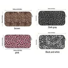 Easypie Selection 1PC Premium Windshield Sun Shade - Fashion Leopard Design Thermal Cover For Cars/RVs, Anti-UV & Ice Protection