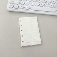 M5 活页夹 Kpop 收藏书，马卡龙 5 孔封面，DIY 10 件套，45 张网格/空白/线补充纸，活页垃圾日记本手记 - 彩色 - 查看 17