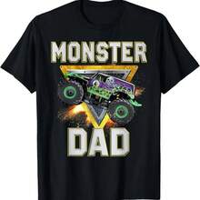 Monster Truck Dad Monster Truck Are My Jam Truck Lovers T Shirt - màu đen - Xem 1