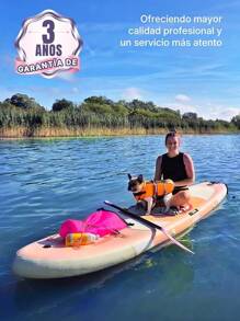 Inflatable Paddle Board, 305 Cm Paddle Board With Balance Fins For Beginners And Robust Accessories,  Board For Adults, Versatile Stand-Up Paddle Board For Yoga