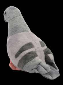 22厘米/8.66英寸仿真鸽子毛绒玩具可爱柔软鸽子填充动物毛绒玩具鸟毛绒玩具儿童生日派对家居女孩房间装饰创意礼物