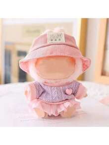 [Clothes Only] 15-17cm Plush Doll Clothes, Cute Little Bee & Dinosaur Doll Outfits - Multicolor - View 16