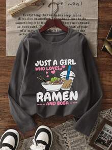 Bộ 3 áo thun dài tay in họa tiết dành cho bé gái tuổi teen, thích hợp mặc nhiều lớp vào mùa thu/đông, trang phục học sinh trẻ có thể mặc ngoài hoặc mặc trong. - Nhiều màu - Xem 6