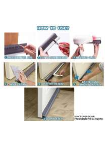 1 卷，门下挡风条，门挡风条，挡风雨条，密封封条，车库隔热缝隙保护器，隔音防风防尘扫除器