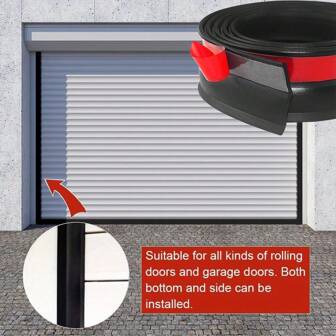 Universal Garage Door Bottom Rubber Seal, Garage Door Rubber Seal Replacement, Weatherproof Garage Door