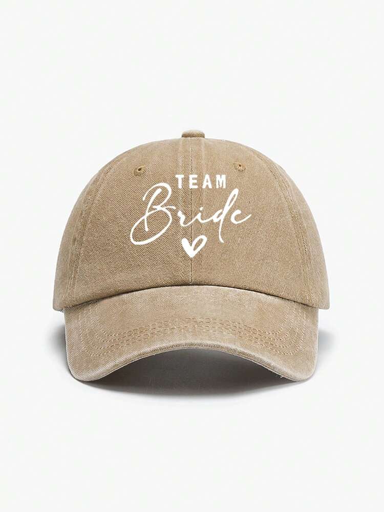 1 pieza Gorra de béisbol ajustable unisex con estampado "TEAM Bsilc", lavable, adecuada para uso diario, viajes al aire como regalo - Multicolor - Ver 11