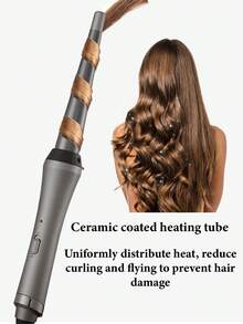 CRASTS 16-25mm 锥形卷发器 美发 加热快 温度调节快 卷发器 钛硬板 家用 护发礼品 - 英規插(220-240V) - 查看 12