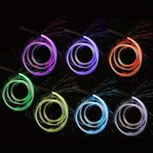 Wiederaufladbare LED Faser-Optik Peitsche, rotierende Faser-Optik Peitsche als Spielzeug für Tanzen, Partys, Lichtshows, Musikfestivals, Kostümaufführungen und EDM-Musikfestivals - Glühende Peitsche - Übersicht 10