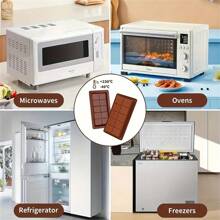 10孔超大巧克力模具！加厚硅胶不粘烘焙模具，轻松制作甜点