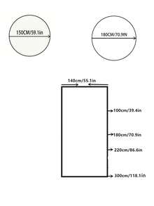 1pc Vintage Checkered Round Tablecloth, Ruffled Edge Decor For Kitchen, Living Room, Valentine's Day Table Decoration