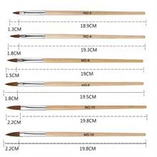 Juego de 6 piezas de bolígrafos de cristal para arte de uñas, bolígrafos de tallado, varillas de madera, pinceles de arte de uñas, suministros de arte de uñas, accesorios de arte de uñas, herramientas de arte de uñas