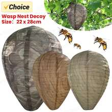 Señuelo de Nido de Avispa Colgante para Exteriores, Impermeable, Falso Nido de Avispa, Señuelo de Nido, Hornet, Insectos de Plástico, Panal de Abejas de Papel, Linterna - Verde Oscuro - Ver 1