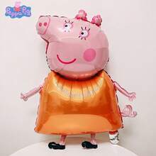 Hasbro 4件套官方授权乔治、妈妈、爸爸、小猪气球套装，可爱卡通风格手链装饰，嘉年华派对拍照道具，派对用品，圣诞节和生日礼物 - YY-XZPQ-067+502+068+077 - 查看 7