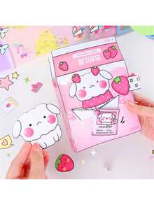 1set Milk Box Food Kawaii Stickers Scrapbooking DIY Quiet Book Toy Book Handmade Art & Craft Material - Multicolor - View 6