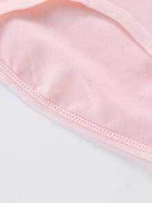 4pcs/Set Cute Cartoon Mermaid Print Girls' Underwear, Suitable For All Seasons