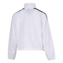 Adidas 女士夾克/外套S LW JKT舒適寬鬆運動休閒無帽梭織夾克KC0181 - 藍/白 - 查看 2