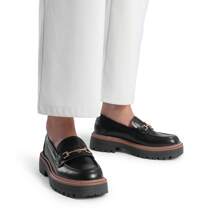 Loafers For Women Platform Chunky Heel Slip On Loafers Business Office Casual Dressy Loafer Shoes