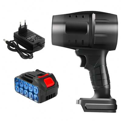 Cordless Turbo Jet Fan - Powerful Handheld Blower For Snow, Leaves And Dust, Electric Air Blower, EU Version