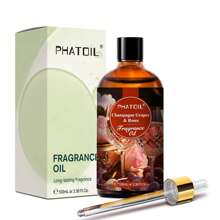 (New Fragrance) 100ml/3.38fl.Oz Fragrance Oil Essential Oil Suitable For Body Diffuser Humidifier, Morning Osmanthus, Champagne Grape And Rose, Tea Travel, Orchid Dream, Sandalwood Sanctuary, Fruit Carnival