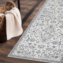 Washable Rug For The Living Room, Vintage Floral Rug, Soft, Non-Slip, Stain-Resistant, Boho Rug For Bedroom, Dining Room, Kitchen, Home Office - Nhiều màu - Xem 6