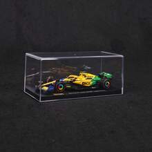 Burago 1 件 1:43 比例压铸 F1 系列 - 迈凯伦 F1 车队 MCL38 2024 年摩纳哥大奖赛，来自车手 #4 /车手 #81 Oscar Piastri，合金材料，逼真复制品，两种包装选择：带车手头盔模型的亚克力展示盒/普通纸板盒，收藏版汽车模型，赛车迷的高端礼物，万圣节、圣诞节、生日、家居装饰 - 多色 - 查看 11
