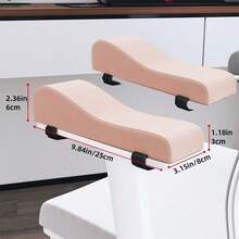 One-Piece Office Chair Arm Cushion Cover, Equipped With Memory Foam Elbow Pads, Which Can Relieve Arm Pressure. Suitable For Arm Cushions Of Office Chairs, Wheelchairs And Comfortable Gaming Chairs. Chair Cushion Seat Cushion Office Supplies Chair Pillow Desk Accessories