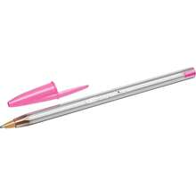 Bic Cristal Fun Ballpoint Pens, Pink Ink Smudge-Proof Writing Pens And Wide Point (1.6mm), Pack Of 20-444565 - 彩色 - 查看 4