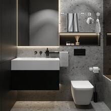 sunzone Juego de Accesorios de Baño,5 Piezas de Toallero, Toallero en Barra de 40CM, Toallero de Anillo, Albornoz Gancho de Toalla, Portarrollos de Papel Higiénico, 304 Acero Inoxidable, Plata - Plateado - Ver 5