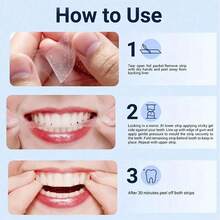 7/14 对牙齿美白贴，牙齿清洁，深层清洁，用于日常口腔护理