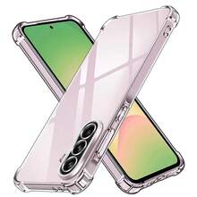 适用于 Galaxy S25 Ultra S24 Ultra S23 Ultra S22 S21 FE A05 A06 A16 A26 A36 A56 A14 A24 A34 A54 A15 A25 A35 A55 水晶透明防震手机壳软 TPU 保险杠防刮保护套，适用于红米手机系列 - 無色 - 查看 3