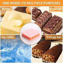 Silicone Ice Cube Molds Widely Use 2 Packs,Ice Cube Tray For Whiskey, Butter Mold,Freezer Molds For Soups And Sauces (Orange)-721904 - 2 - 查看 7