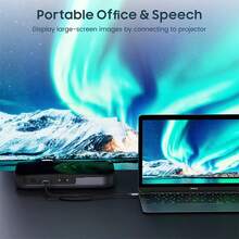 USB C To HDTV Cable, 4K@60Hz UHD USB 3.1 Type-C To HDTV 2.0 Cord For Home Office, Thunderbolt 3/4 Compatible With MacBook Pro, Galaxy S25 Ultra, IPad Pro And More