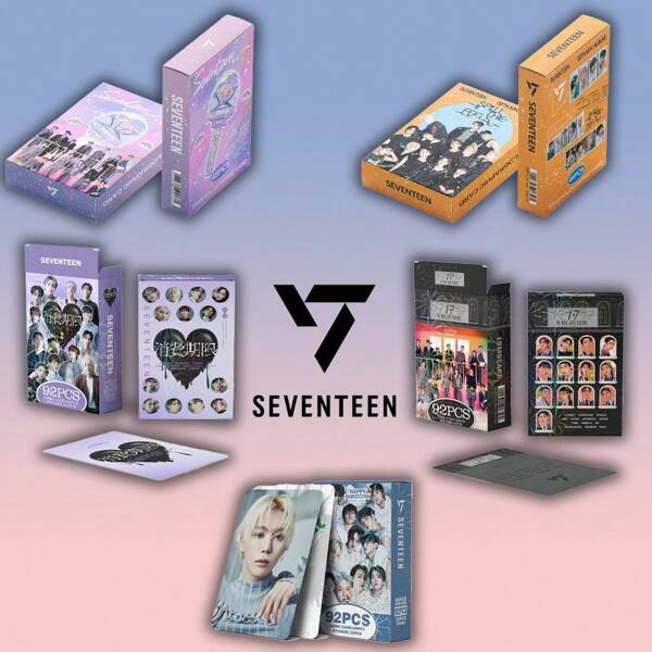 Tarjetas fotográficas de ídolos K-pop Seven-Teen/Nflying, adecuadas para scrapbooking, decorar portafolios de identificación/tarjetas de transporte, regalos, colección de arte, contemplación de paisajes, tarjetas premium