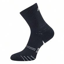 LI-NING 羽球系列男款中筒襪 AWSV161 - 黑色 - 查看 1