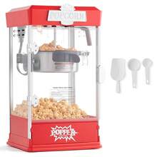 Tabletop Popcorn Maker, 480W, 113g, Red - View 7