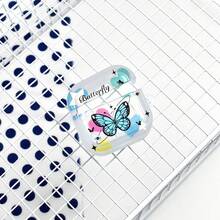 1pc Transparent Creative Cute Butterfly Design Soft Protective Case Compatible With Apple 1/2/3/Pro