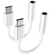 USB C To 3.5mm Headphone Jack Adapter Compatible With Iphone 16/16 Pro/15/15 Pro/Pro Max/Plus, Type C Aux Audio Dongle Cable Cord Compatible With IPad, Galaxy S23/S23/S22/S21Ultra, Note(1-3 Packs)