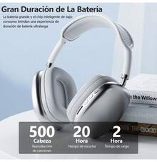 Audífonos Inalámbricos De Diadema Con Bluetooth P9 Pro Max - Blanco - Ver 4