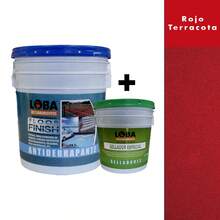 Pintura Deportiva Antiderrapante Loba Floor Finis Blanco 19l Sellador de Regalo recubrimiento deportivo Loba Floor Finis blanco 19 litros con sellador incluido formulación antiderrapante de alta durabilidad para suelos pista deportiva gimnasio acabado profesional protección contra impactos y desgaste aplicación fácil con instrucciones técnicas de uso - Rojo - Ver 1