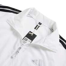 Adidas 女士夾克/外套S LW JKT舒適寬鬆運動休閒無帽梭織夾克KC0181 - 藍/白 - 查看 4