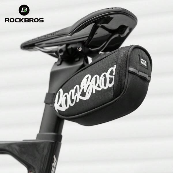 ROCKBROS Bolsas de bicicleta ROCKBROS, bolsas pequeñas impermeables para el asiento que pueden colgar el faro trasero, bolsas de ciclismo
