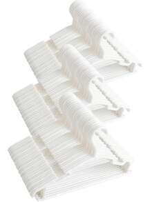 30/20/10pcs Kids Clothes Plastic Hangers, Durable Non-Slip Children Clothing Drying Racks