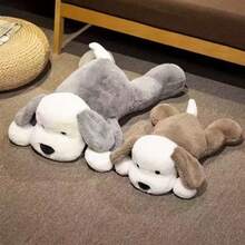 1pc New Cute Lying Dog Plush Doll, Adorable Soft Stuffed Animal Doll, Creative Birthday/Holiday/Christmas/Halloween Gift - Multicolor - View 6