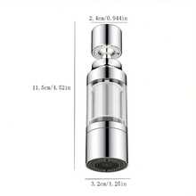 厨房水龙头过滤器家用自来水净水器不锈钢加长防溅净水器 - 彩色 - 查看 4